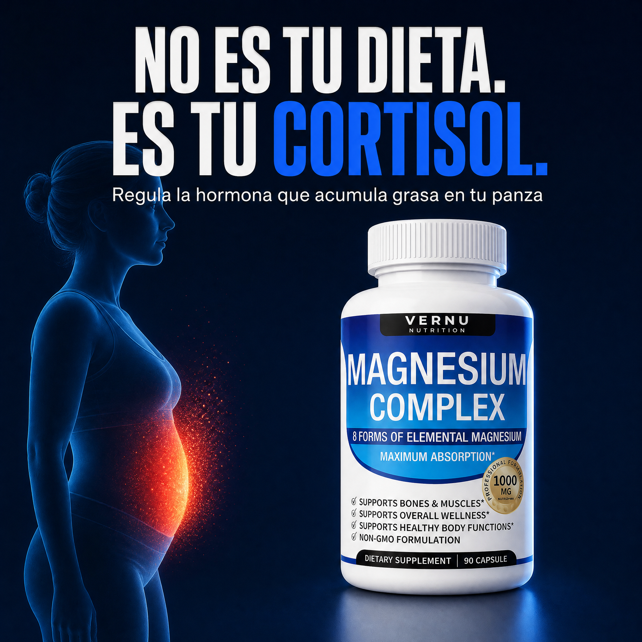 Magnesium Complex 1000 mg — 8 Formas de Magnesio Elemental