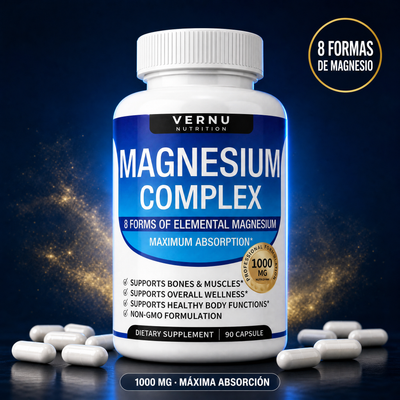 Magnesium Complex 1000 mg — 8 Formas de Magnesio Elemental