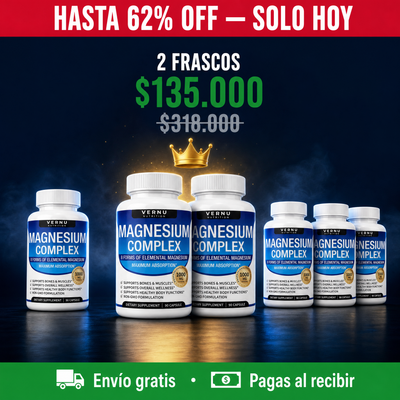 Magnesium Complex 1000 mg — 8 Formas de Magnesio Elemental
