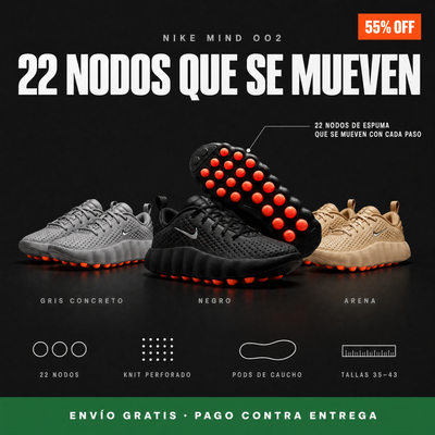 Nike Mind 002 Original — Tenis con 22 Nodos Sensoriales